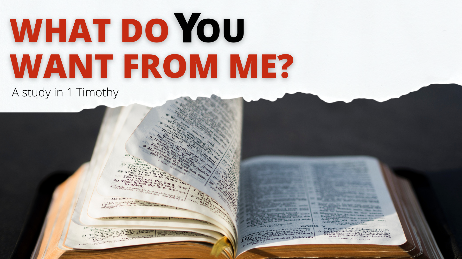 God wants me to take the GOSPEL seriously
